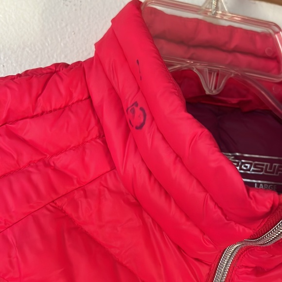3/$20 Zero Xposure Poppy Red Zipper Up Puffer Vest - Picture 4 of 5